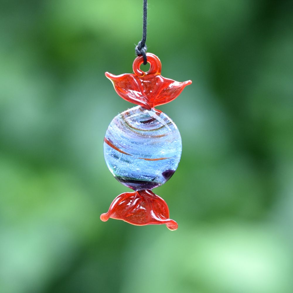 Assorted Multicolor Toffee Kids Christmas Tree Decoration Ornaments Set of 10 Pcs